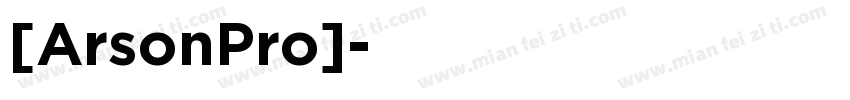 [ArsonPro]字体转换